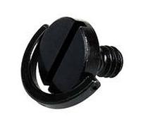 Caruba tornillo roscado 1/4 con anilla D negro