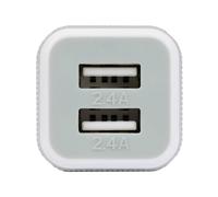 Caruba USB Cargador Doble para Automóvil - Blanco