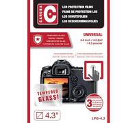 CARUBA Vitre de Protection en verre pour écran 4,3' (2 ex)