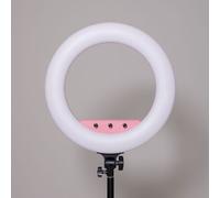 Caruba Vlogger 18 pulgadas RGB LED set con bolsa rosa