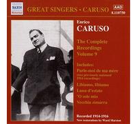 Caruso Enrico – Intégrale Des Enregistrements /Vol.9 – NAXOS