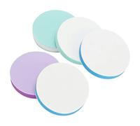 Carving Rubber Stamps Double Sided Removable DIY Round Rubber Stamp Blocks Clear Printing for Scrapbooking Postcards 5 Pcs Random Color