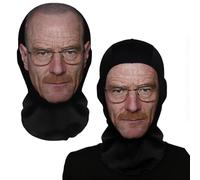 CARxlythic Máscara facial completa 3D realista: Transpirable, liviana y cómoda, ideal para cosplay, fiestas, Halloween, carnaval y eventos