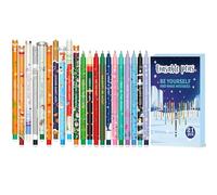 CARxlythic Set of erasable gel pens - Bolígrafo de gel borrable, ball on the end to remove temperature sensitive, tip diameter 0.7 mm (Navidad 21 Bolígrafos borrables)