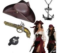 CARxlythic Sombrero de vaquera occidental rojo, 6 piezas, diseño de Papá Noel, con ala blanca, gorro festivo de Papá Noel, para fiestas occidentales y disfraces navideños para hombre y mujer