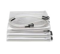 CarXs Lona De Protección Impermeable 1x1.2m, Lonas con Ojales Transparente, Lonas Impermeables Transparentes, Lonas De Protección Exterior, Lona De Plástico De PVC