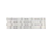 CARZE 8 Unids/Set Tira De LED For Iluminación Trasera Apto For LG 49LH570V 49LH5100 49LJ510M 49UH610V 49LH570 49LH590V 49UH603V 49UH620V 49LW340C 49LW340H Tiras de luz de Fondo de TV