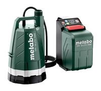 metabo Bomba sumergible con batería TPF 18 LTX 7000 - 18 V, CAS, máx. caudal 7000 l/h, altura de extracción 9 m, profundidad de inmersión 6 m, presión máxima 0,9 bar, compacta y potente para drenaje y