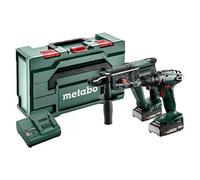 Metabo Combo 685216500 - Juego de máquinas con batería de 18 V (juego de máquinas en metabox 165 L, BS 18 + KH 18 LTX 24)