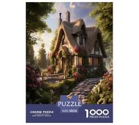 Casa acogedora Puzzles Imposible,desafío for Adults Entretenimiento Creativo 1000 Piezas Obra De Arte De Juego De para Adultos Y Niños A Partir De 12 Años 38x26cm/1000pcs