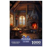 Casa acogedora Puzzles Imposible,desafío for Adults Entretenimiento Creativo 1000 Piezas Obra De Arte De Juego De para Adultos, Regalos A Partir De 14 Años 38x26cm/1000pcs