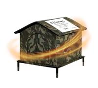 Casa aislada para gatos - Refugio para gatos salvajes resistente a la intemperie, cama de gatito de invierno, impermeable, cálida casa cueva para todas las estaciones, cachorros, animales pequeños, al