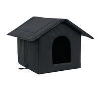 Casa al aire libre para gatos salvajes, aislada resistente a la intemperie al aire libre para gatos, suministros para mascotas jardín animales callejeros verano lugar para dormir granja patio trasero