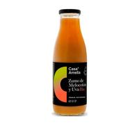 Casa Amella Zumo de Melocotón y Uva Bio Sin gluten 750 ml