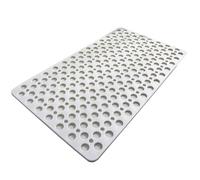 Casa and Beyond Shower Mat, Non Slip Shower Mats with Strong Suction Cups, Drain Holes, Secure Grip for Bathroom, Bathtub, and Shower Use (White,53 * 53cm)
