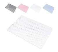Casa and Beyond Shower Mat,with Suction Cups and Drain Holes,Casaandbeyond Shower Mat,Casa & Beyond Showers mats,Bathtub Mat Non Slip,Quick-Drying, for Bathroom (White, 37x72cm)