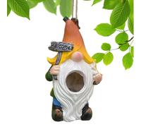 Casa Aves Exterior - Refugio Colgante para Animales con Forma de | Casa para Aves con Montaje en Árbol - para Patio Alféizar Jardín Parques Azulejo