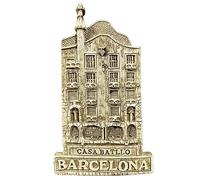 Casa Batllo Barcelona España Imán para nevera 3D recuerdo de viaje decoración de nevera, calcomanía magnética Craft Collection