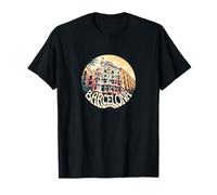 Casa Batlló Barcelona: Ilustración artística Colorida Camiseta