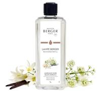 CASA BERGER - Recarga lámpara de pastor Angélico negro 1 litro - Angélica y vainilla - Perfume floral oriental elegante - Neutralización de olores - Fabricado en Francia