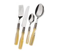 Casa Bugatti ARCAM-W5460 Arianna - Juego de cubiertos (75 piezas) en un baúl de madera de wengué