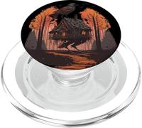 Casa Caminando sobre Piernas De Pollo Folklore Baba Yaga PopSockets PopGrip para MagSafe
