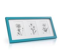 Casa Chic Marco de fotos Moorgate Rectangular 3 fotos 15 x 10 cm Madera Paspartú