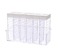 Casa Cocina Condimento Caja Jar de Sal Pimienta Spice Sprayer Almacenamiento Contenedor Cocina Spice Comino Botella Tanque Set (Blanco), 3360053031