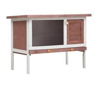 Casa conejera para animales pequeños color Marrón