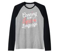 Casa Conservas Conservación de alimentos Conservación casera Enlatado DIY Camiseta Manga Raglan