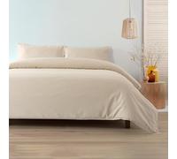 Casa da Laura - Funda Nórdica Lino Lisa 280x240 cm para Cama 200-100% Algodón - Funda Nórdica y Dos Fundas de Cojines