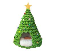 Casa de árbol de Navidad para gatos, juego de materiales de camas cueva para gatitos, muebles de casa cueva, decoraciones artesanales para gatos, perros, mascotas, familiares, amigos, vacaciones