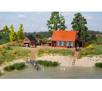 Casa De Barcos Con Rampa - Escala HO Auhagen 11476