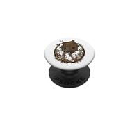 Casa de Bruja Mística con Calaveras Gótica-Académica PopSockets PopGrip Adhesivo