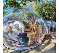 Casa de burbujas, tienda de campaña de burbujas transparente con soplador y bomba de aire, paquete de 3 tamaños diferentes (5 m)