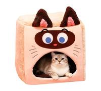 Casa De Cama para Gatos - Tienda De Dormir De Peluche para Mascotas,Cama para Gatos De Interior Extraíble | para La Sala, El Dormitorio, El Hogar, La Granja, Garaje, Y La Calidez En Invierno