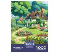 Casa de Campo 1000 Piezas Adultos Puzzle Niños Regalo Illustration Style DecoracióN Familiar Creativo Regalo 70x50cm/1000pcs