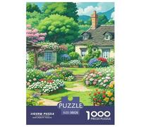Casa de Campo 1000 Piezas Adultos Puzzle Niños Regalo Illustration Style DecoracióN Familiar Entretenimiento Adultos 38x26cm/1000pcs