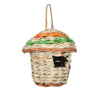 Casa de colibríes, cabaña para pájaros al Aire Libre, casa de pájaros Hecha a Mano, Refugio Natural para pájaros, retiro de pájaros artesanales, de Aves al Aire Libre para decoración de hogar y