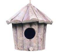 Casa De Colibríes,Casita de Madera Decorativa con Tejado,Casa Aves Decoración Jardín | para Herrerillo Gorrión Pinzón Periquito Y Aves del Jardín De Invierno Regalos