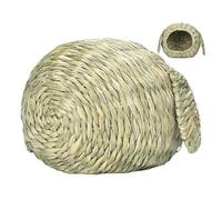 Casa de conejitos,Casa de conejos | Cabaña de animales tejida - Casa de conejito Juega al escondite Alfombrilla de masticar Juguete para masticar para conejos Cerditos de jerbo Hámsters