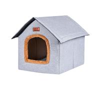 Casa de conejo, jaula de conejo interior, casa para mascotas al aire libre | Camas para gatos resistentes a la intemperie, refugio cálido y cómodo, uso en exteriores e interiores, hogar de mascotas