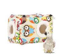 Casa de de pájaro Caliente | Casa de Peluche Grueso a Prueba de Invierno | de Dormir Lavable para Loros, Budgys, pájaros del Amor, Nymphensittiche | Dormir