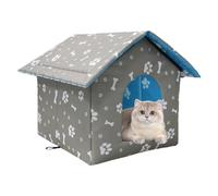 Casa de descanso para gatos: refugio de tela acogedora, estructura para perros pequeños, accesorio de descanso resistente, gran durabilidad para interiores y exteriores | Solución compacta ideal para