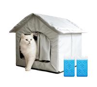 Casa de enfriamiento para Gatos: habitación con Aire Acondicionado y Bloque