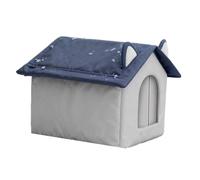 Casa de gato aislada al aire libre, cama de invierno aislada resistente a la intemperie | Anti-Tip Stability Stray Stray House Outdoor Shelter | para pequeñas y medianas y grandes Stray Kitten Dog