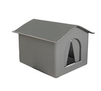 Casa de Gato al Aire Libre - de Refugio Salvaje Impermeable, Cabina para Mascotas a Prueba de Intemperie | Casa de Gatito de Madera, cálida cabaña de Refugio con Abertura de evasi