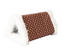 Casa de Gato de Invierno | Casa para Mascotas Plegable y cálida | Cojín de Felpa Plegable extraíble y Lavable para Animales pequeños, Cachorros y hámster