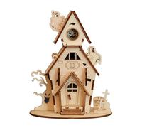 Casa de Halloween Puzzle 3D Madera,Maquetas Construir Modelos Kits,Potenciar Creatividad,Regalos para Cumpleaños, San Valentín, Día del Padre y Navidad