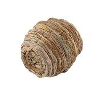 Casa de Hámster con Nido de Pájaro de Paja Natural, Ideal para Hámster, Chinchillas, Cobayas, Que Proporciona un Lugar Seguro y Cálido para Dormir o Reproducirse, Adecuado para el Parque